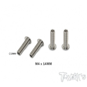 TP-087-E 4x14mm 64 Titanium Down Stop Screws 4pcs