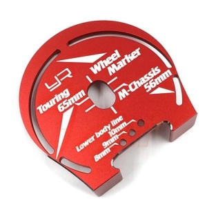 YT-0203RD Aluminum Wheel Well Marker For 1:10 Touring M-Chassis Red
