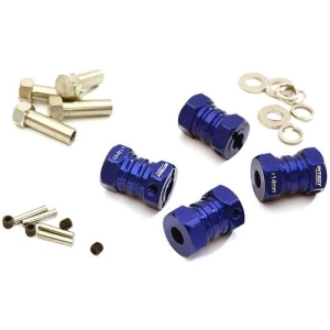 C27013BLUE [4개 한대분] 12mm Hex Wheel (4) Hub +14mm Offset for 1/10 Scale Truck &amp; Buggy