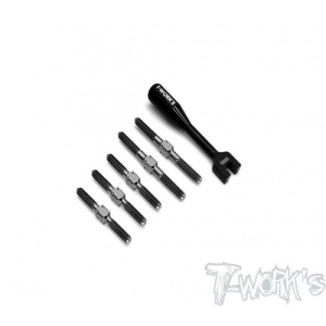 TB-244 64 Titanium Turnbuckle Set ( For Xray X4 )