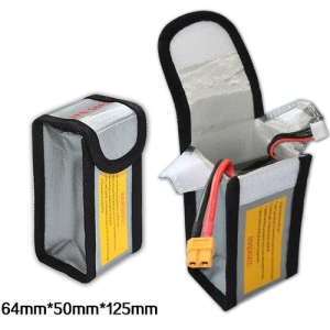 (리포 세이프백) Fire Retardant LiPoly Battery Bag (64*50*125MM)