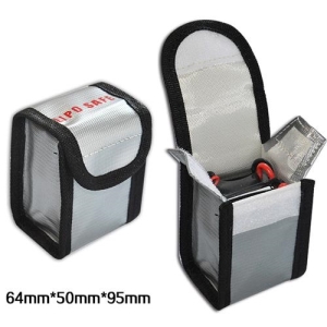 (리포 세이프백) Fire Retardant LiPoly Battery Bag (64*50*95MM)