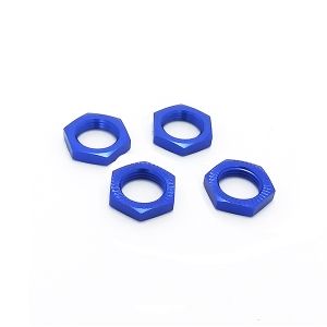 (938444) 17mm 휠 너트 (블루) 17mm Aluminum Wheel Nuts 4pcs BLUE