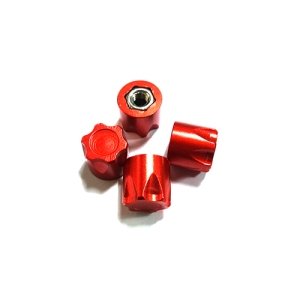 (938262) Wheel Nut Cover (Red) (4)