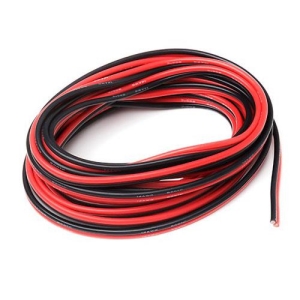 Turnigy High Quality 14AWG Silicone Wire 5M Bonded Pair (Black/Red)