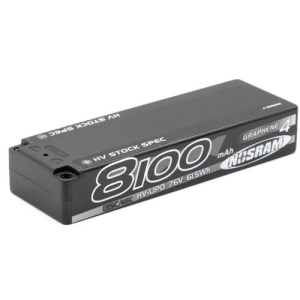 999656 NOSRAM HV Stock Spec GRAPHENE-4 8100mAh Hardcase battery - 7.6V LiPo - 135C/65C