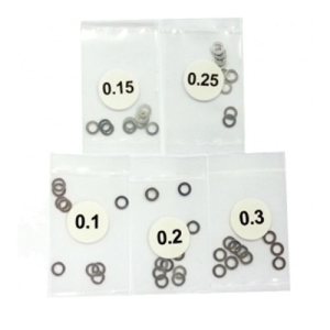 3RAC-SW03/V2 Stainless Steel 3mm Shim Spacer 0.1/0.15/0.2/0.25/0.3 Thickness 10pcs each