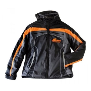 190173Winter jacket Serpent black-orange hooded  (L)