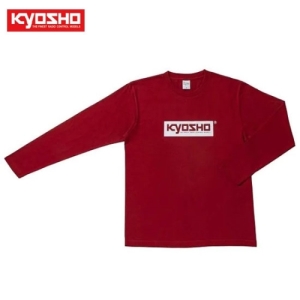 KYKOS-LTS01BG-L KYOSHO Box Logo Long T-shirt(Burgundy/L)