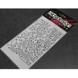 BDSTC-013 Vinyl stencil Electronic Circuit