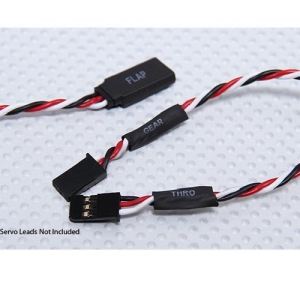 TURNIGY WireLabels - servo wire label heatshrink (14mm x 1m)