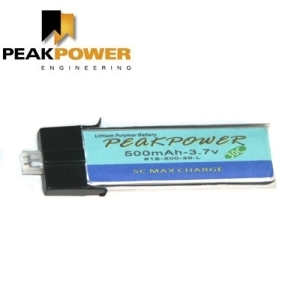 1S-500-30-L PEAKPOWER 3.7v 500 mah 30C 리포배터리 (MCPX 전용)