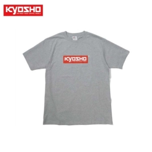 KYKOS-TS01GY-LB KYOSHO Box Logo T-shirt (Gray/L)