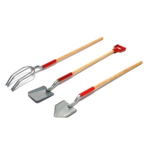 BRSCAC013 RC Scale Accessories - Shovel &amp; Straw Fork 3 Pieces Set