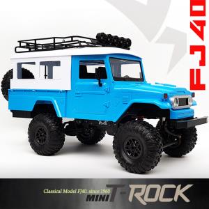 2.4G 1:12 mini trock 4WD Rc Car rock Vehicle Truck (미니 티락 FJ40) 블루