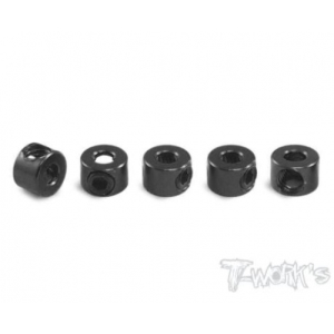 TA-041BK Aluminum Anti-Roll Bar Collar 5 pcs(Black)