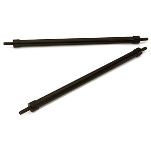 C28898BLACK Billet Machined 125mm Aluminum Linkages (2) M3 Threaded for 1/10 Scale Crawler