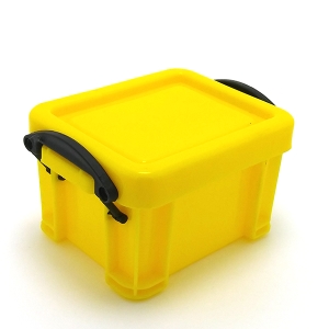 1:10 스케일 악세서리 플라스틱 박스 (노랑) Plastic Box 트라이얼 악세서리