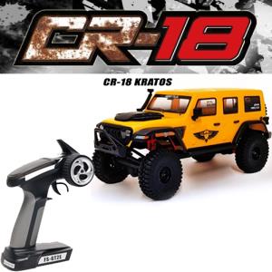 (특가) 2.4G 1:18 CR-18 4WD Rc Car rock Vehicle Truck (CR-18 KRATOS) 옐로우RTR