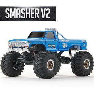 FMS12402RTRBUV2 FMS 1:24 FCX24 Smasher V2 Monster Truck RTR Blue ** 고속저속 변경가능한 소형차량