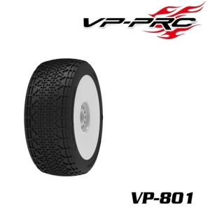 VP-801U-MC-RW 최신형 (1:8 버기 타이어+휠)경기용 VP-801U Impulse Evo MC RW Rubber Tyre 한봉지 2개포함