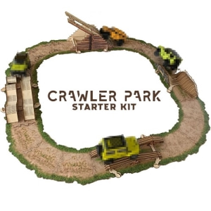[RC 크롤러 파크: RC서킷 스타터 키트 - 퍼즐 트랙 + 장애물 4개 세트 (자동차 미포함)] 1/24, 1/18 Starter Kit Circuit RC Crawler Park