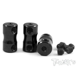 TA-024BK Aluminum Double lock 2mm Bore Collar ( Black )each 3pcs (#TA-024BK)