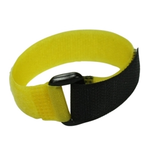 70202Y Yellow Hook and Loop Velcro Tie - 200mm