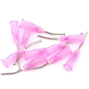 10204 HD Curved Steel Glue Tips - Thick Tip - 10pcs