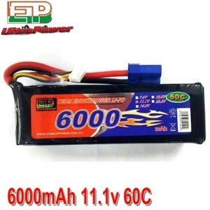 6000-3S-60C-EC5 EP Power 6000mAh 11.1V 60C~120C 3S1P EC5잭 Ultra Power 리포배터리(LST XXL2)