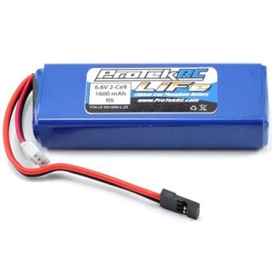 (엑스레이, 무겐, 어소시)PTK-5163 ProTek RC LiFe Mugen &amp; AE Receiver Battery Pack (6.6V/1600mAh) (w/Balancer Plug)