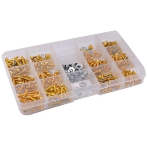 DTEL03008 Stainless Steel Screw Set Box for RC CAR total 330pcs